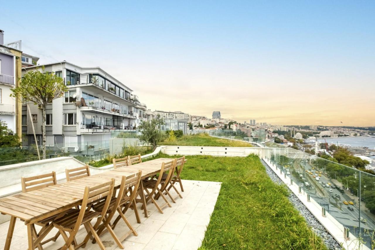 Excellent Flat W 360 Bosphorus View In Cihangir اسطنبول المظهر الخارجي الصورة